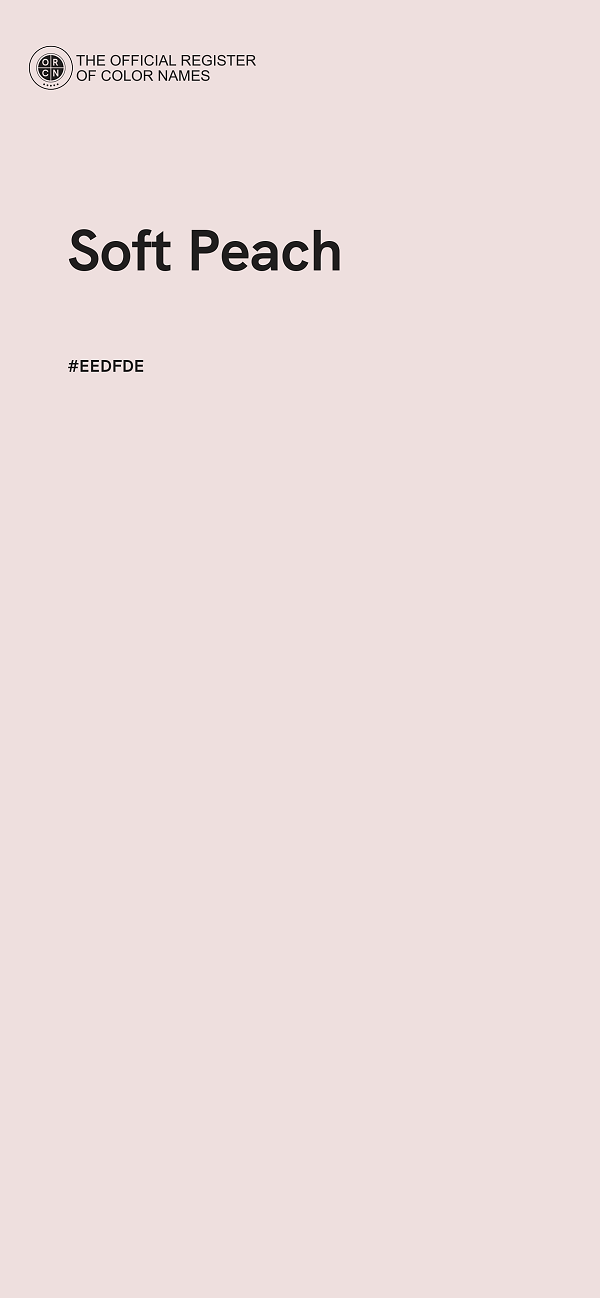 #EEDFDE - Soft Peach color image
