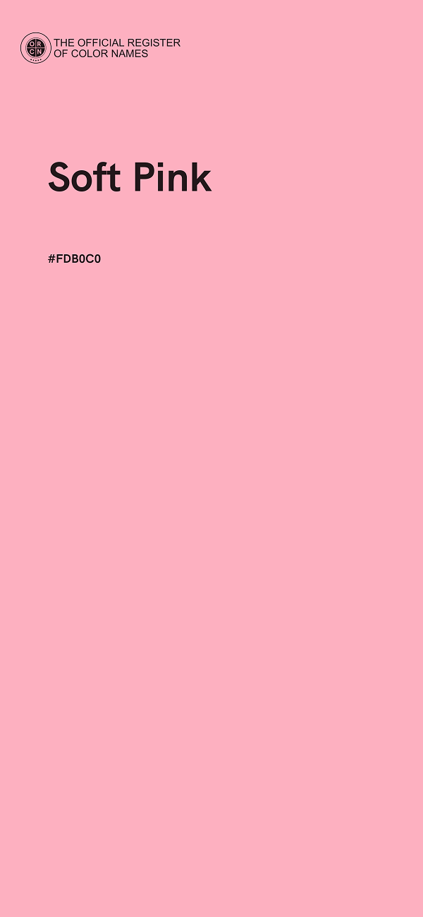 #FDB0C0 - Soft Pink color image