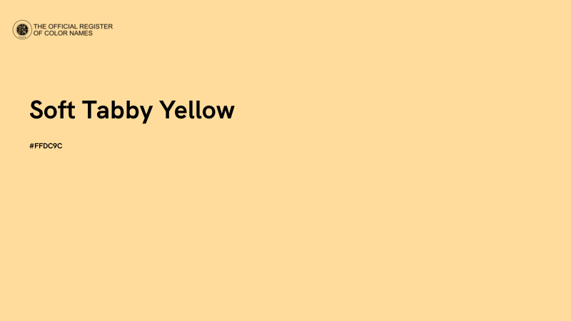 #FFDC9C - Soft Tabby Yellow color image