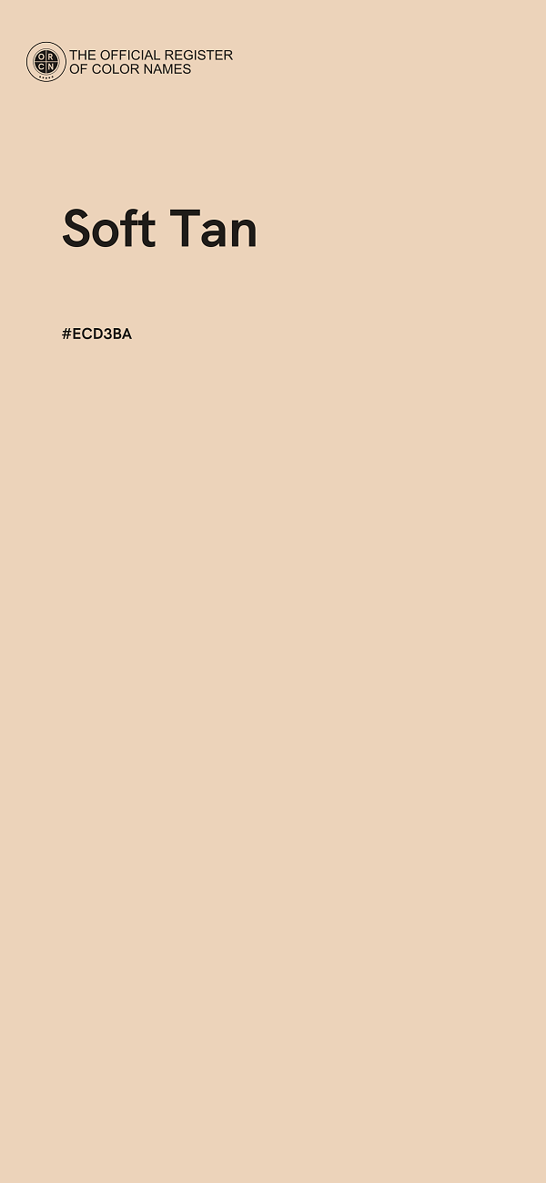 #ECD3BA - Soft Tan color image