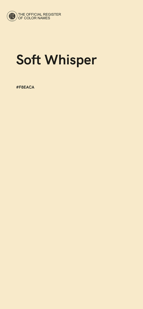 #F8EACA - Soft Whisper color image