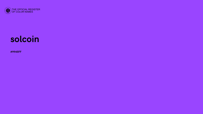 #9945FF - solcoin color image