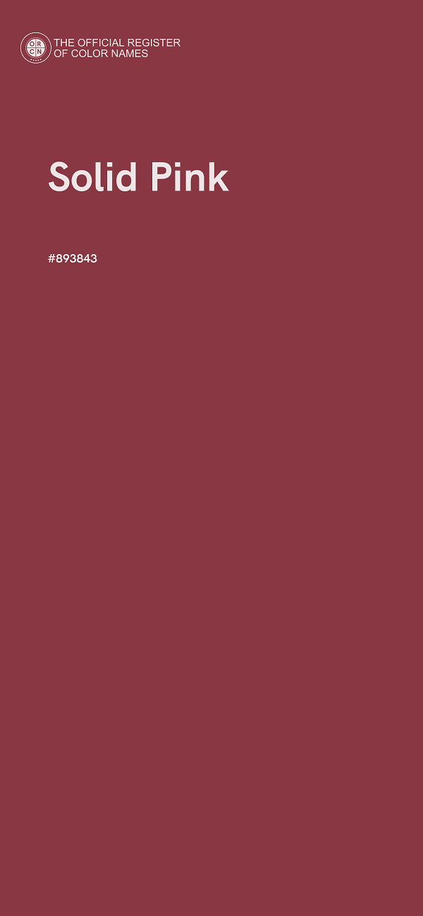 #893843 - Solid Pink color image