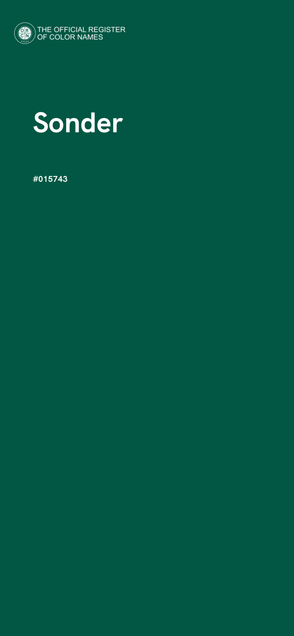 #015743 - Sonder color image