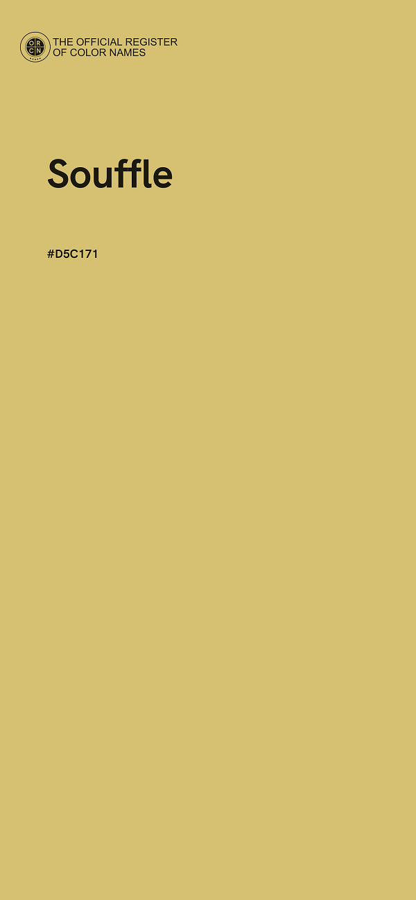 #D5C171 - Souffle color image