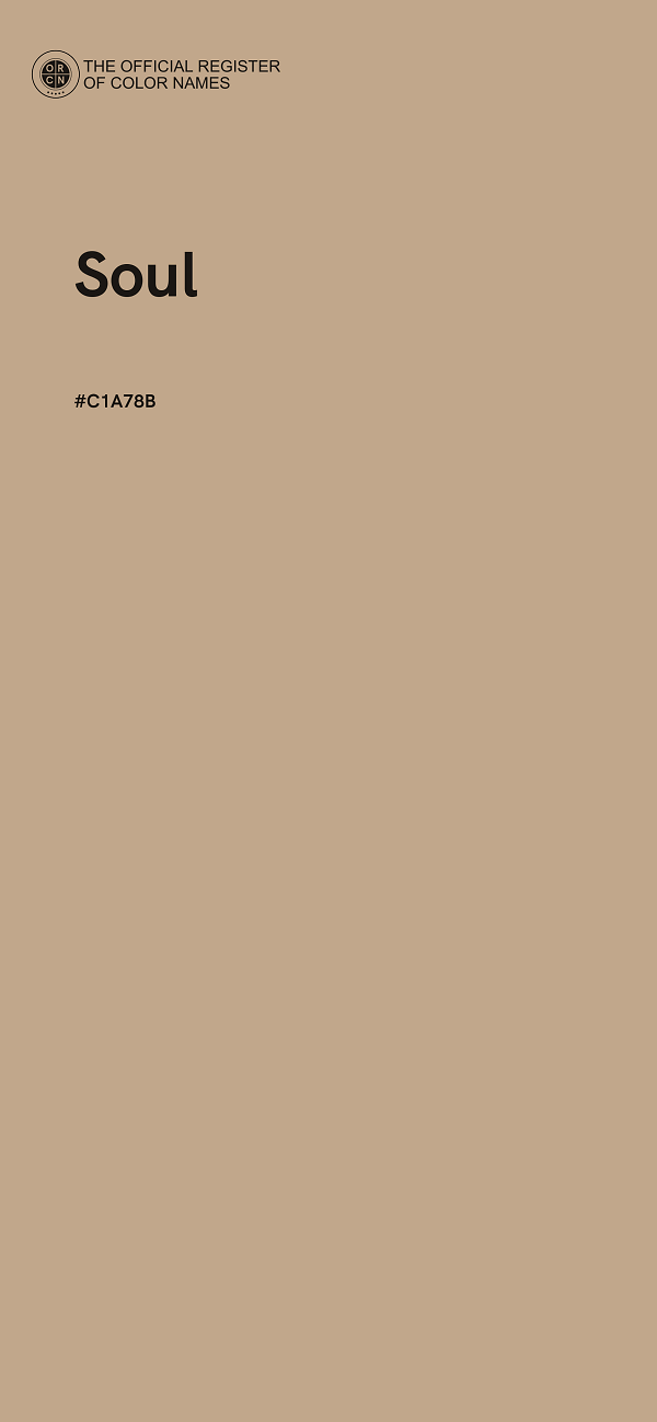 #C1A78B - Soul color image