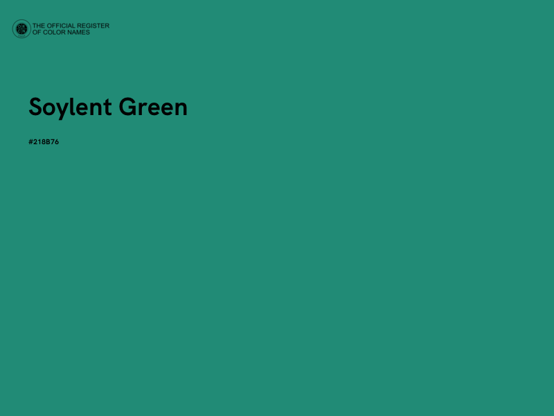 #218B76 - Soylent Green color image