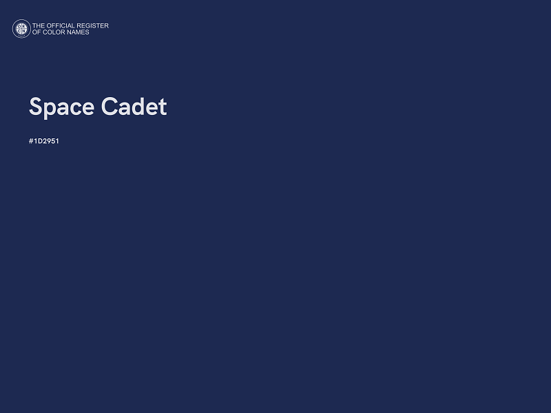 #1D2951 - Space Cadet color image