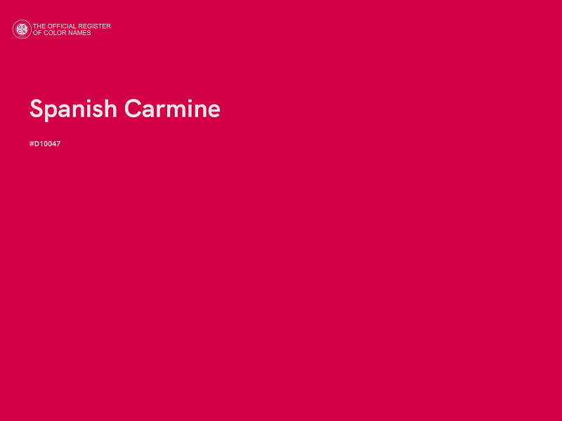 #D10047 - Spanish Carmine color image