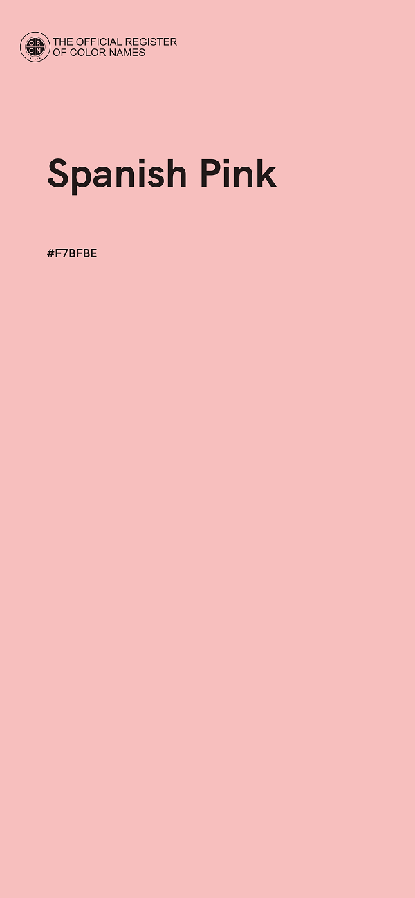 #F7BFBE - Spanish Pink color image