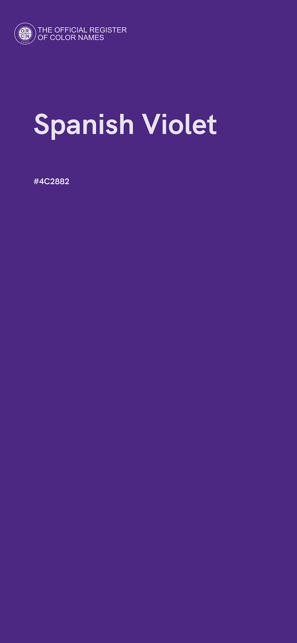 #4C2882 - Spanish Violet color image