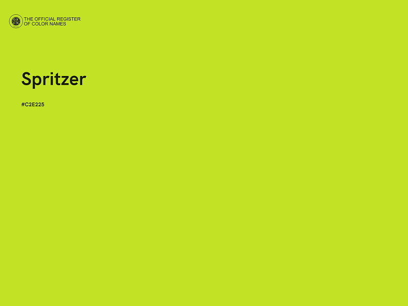 #C2E225 - Spritzer color image