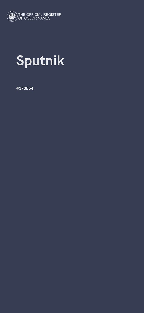 #373E54 - Sputnik color image