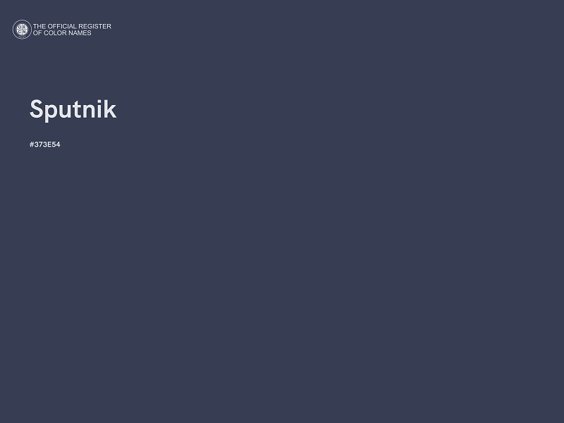 #373E54 - Sputnik color image
