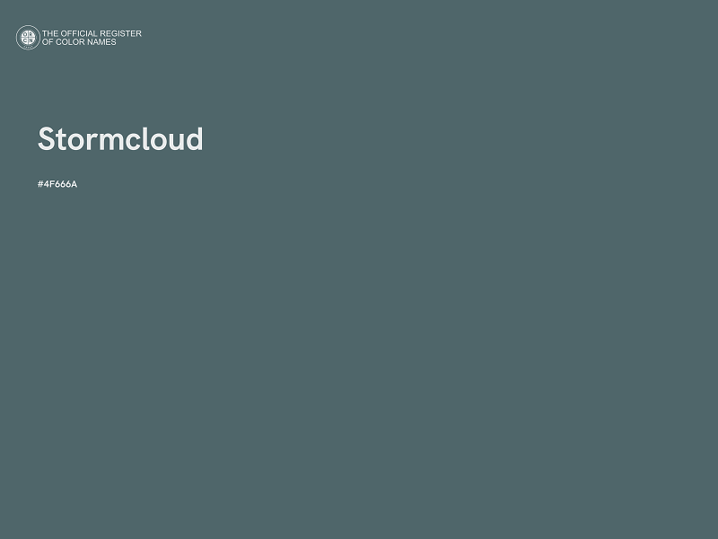 #4F666A - Stormcloud color image