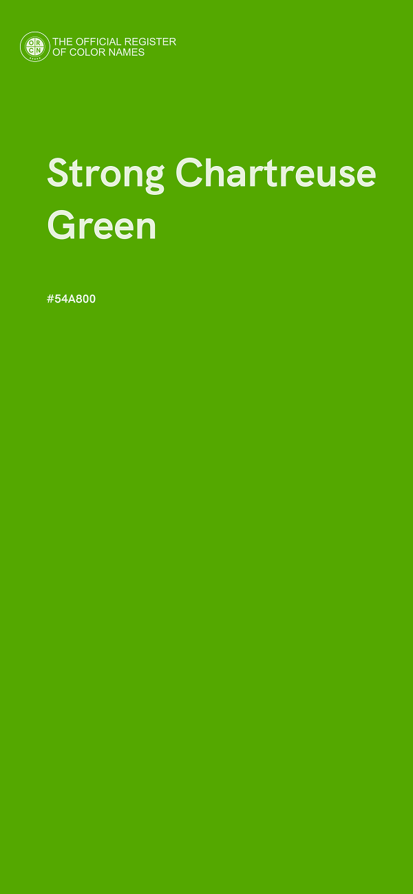 #54A800 - Strong Chartreuse Green color image