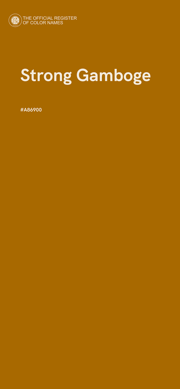 #A86900 - Strong Gamboge color image