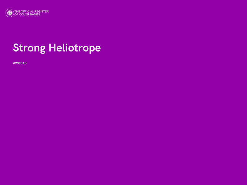 #9300A8 - Strong Heliotrope color image