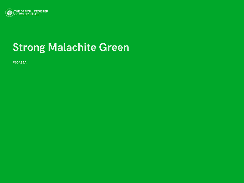#00A82A - Strong Malachite Green color image