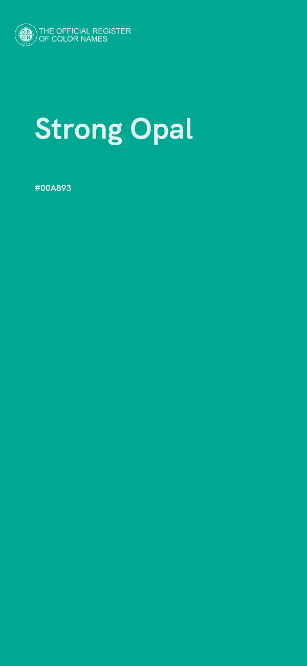 #00A893 - Strong Opal color image