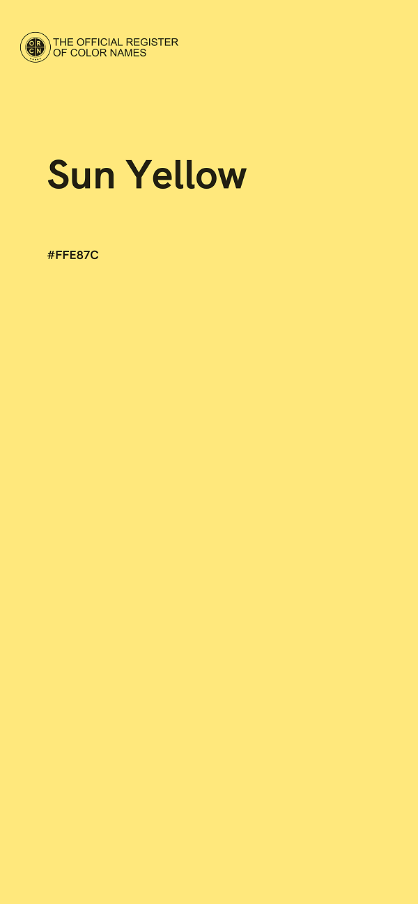 #FFE87C - Sun Yellow color image