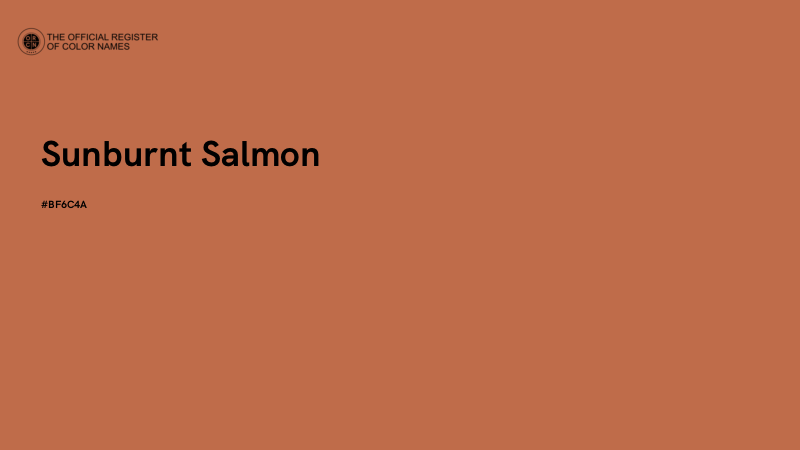 #BF6C4A - Sunburnt Salmon color image