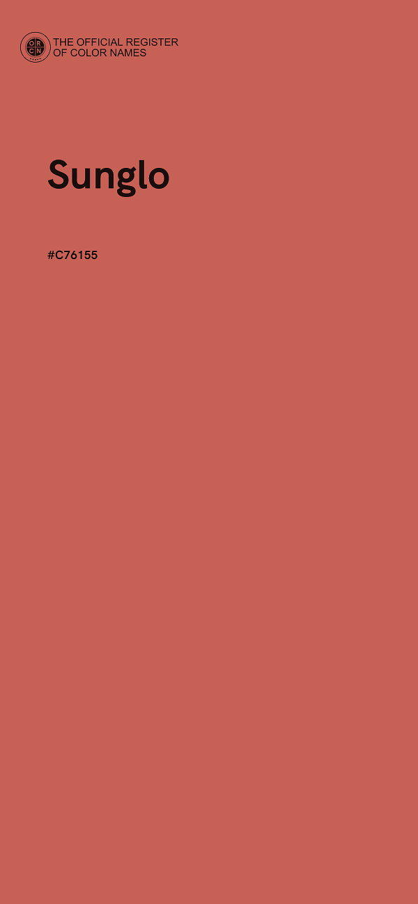 #C76155 - Sunglo color image