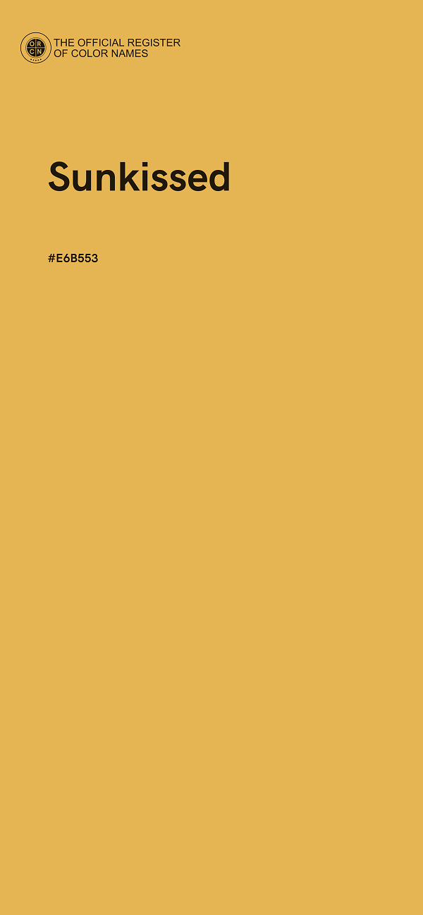 #E6B553 - Sunkissed color image