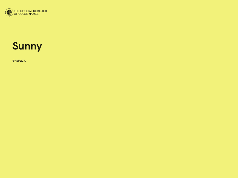#F2F27A - Sunny color image