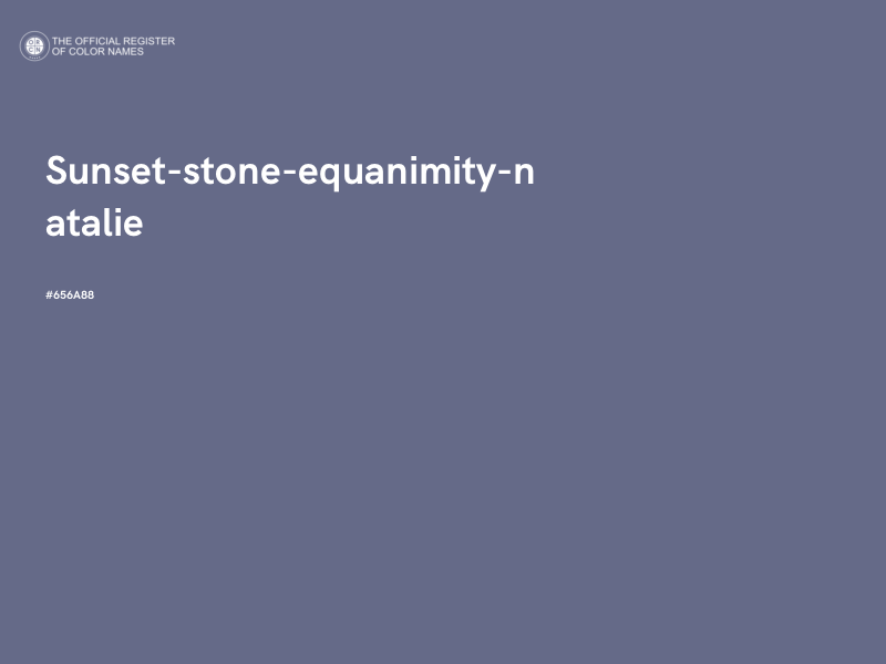 #656A88 - Sunset-stone-equanimity-natalie color image