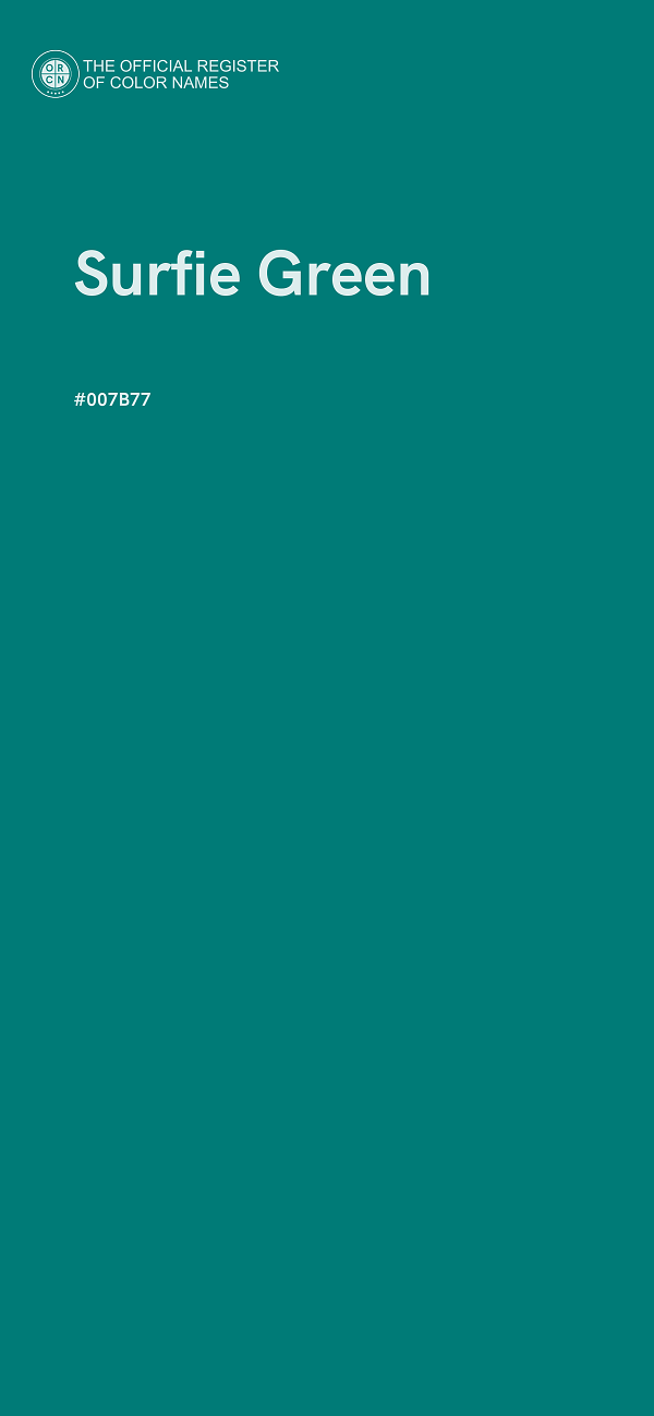 #007B77 - Surfie Green color image