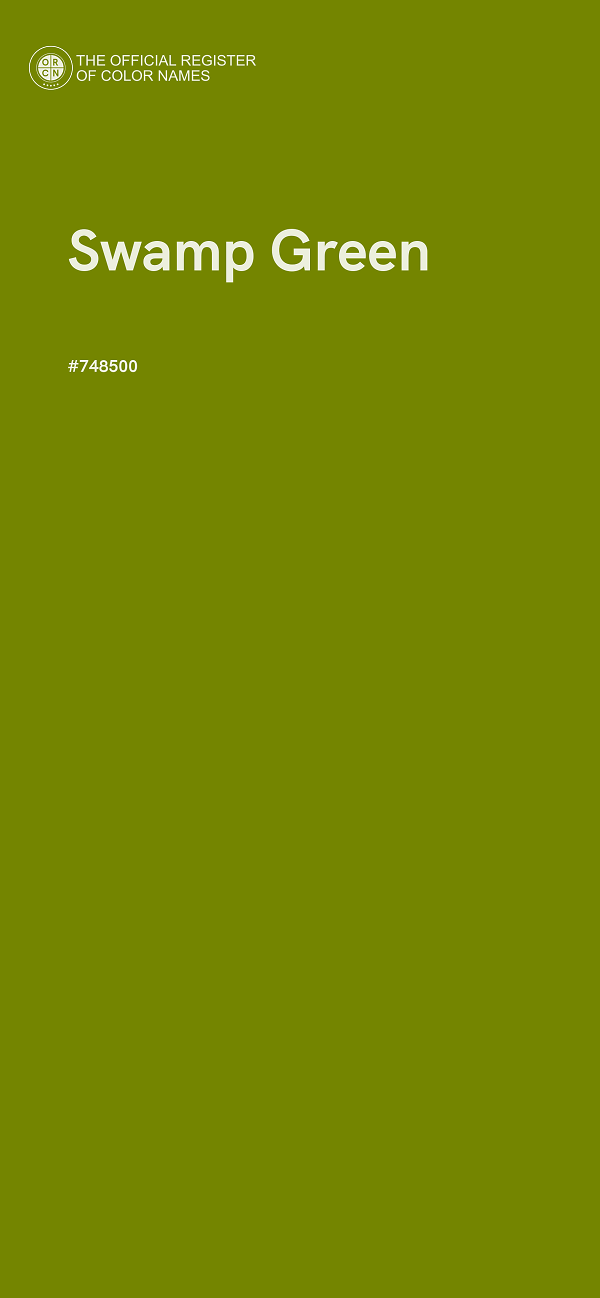 #748500 - Swamp Green color image