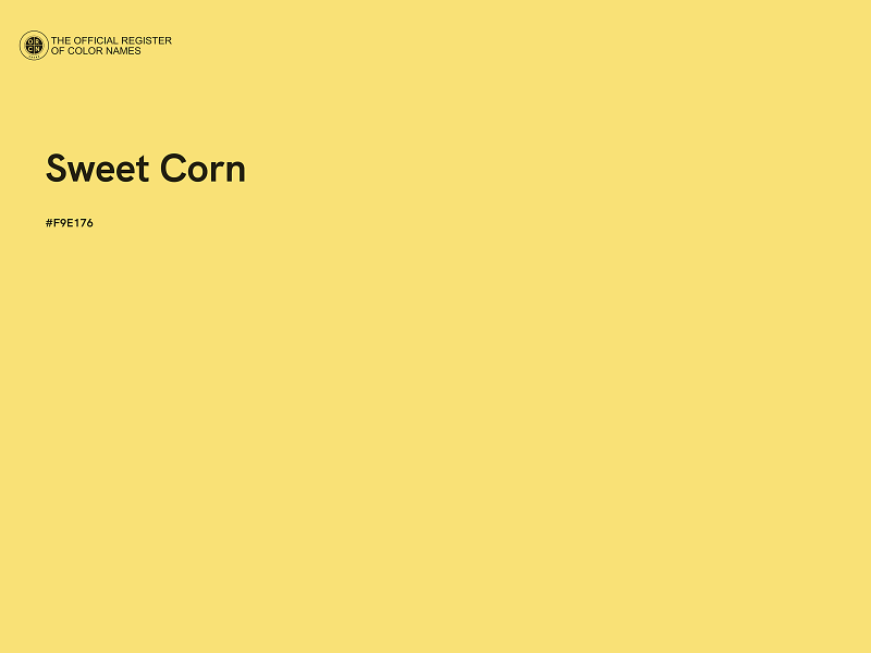 #F9E176 - Sweet Corn color image