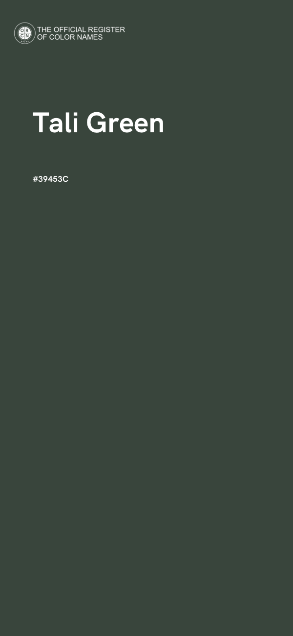 #39453C - Tali Green color image