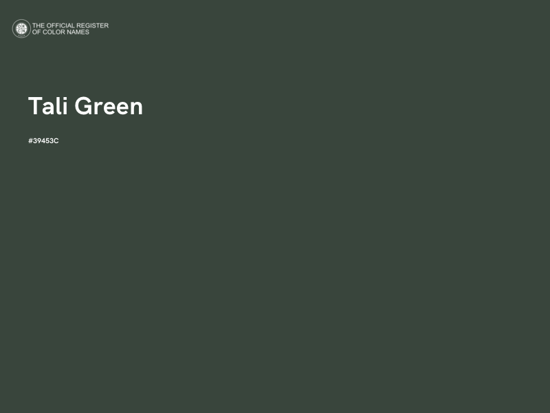 #39453C - Tali Green color image