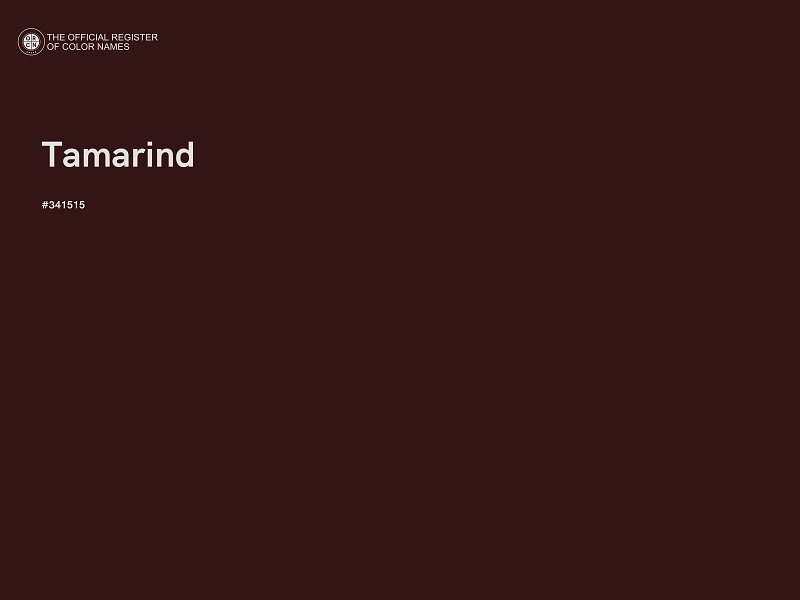 #341515 - Tamarind color image