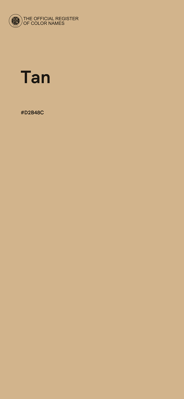 #D2B48C - Tan color image