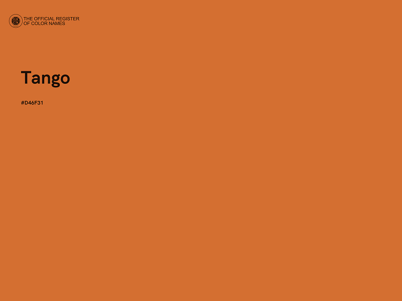 #D46F31 - Tango color image