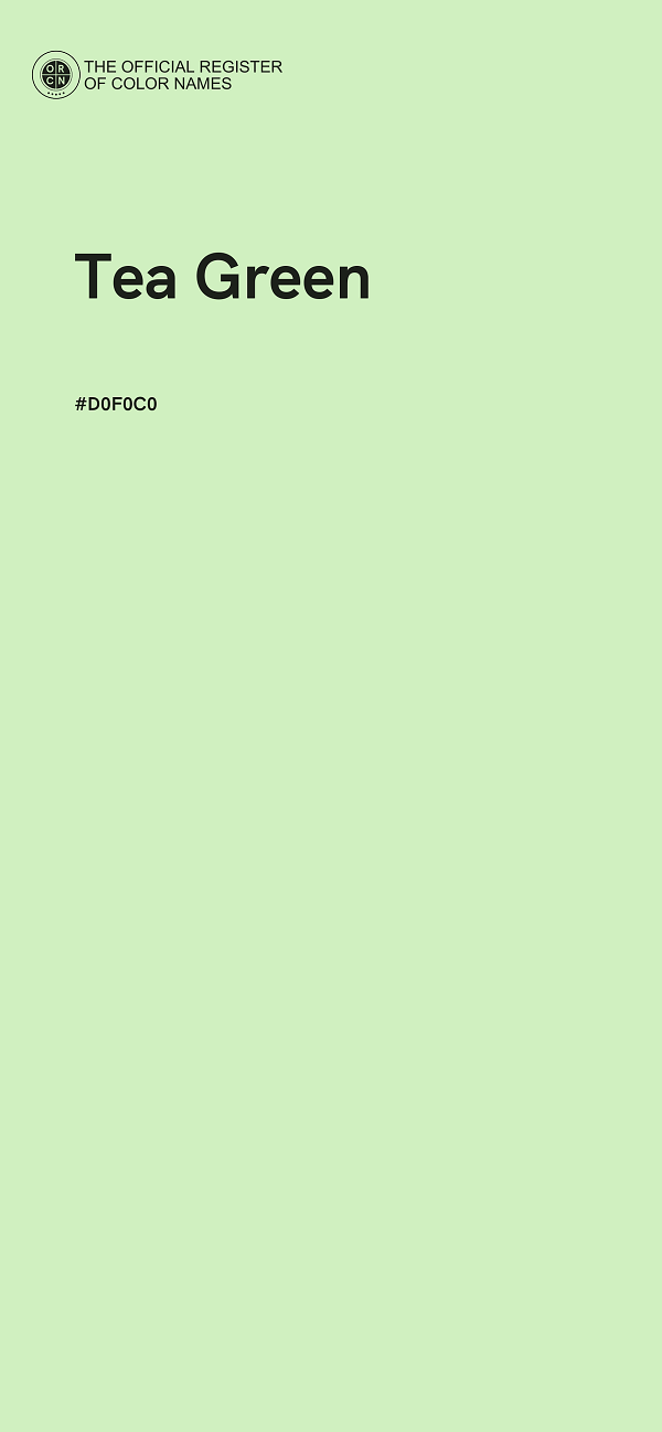 #D0F0C0 - Tea Green color image