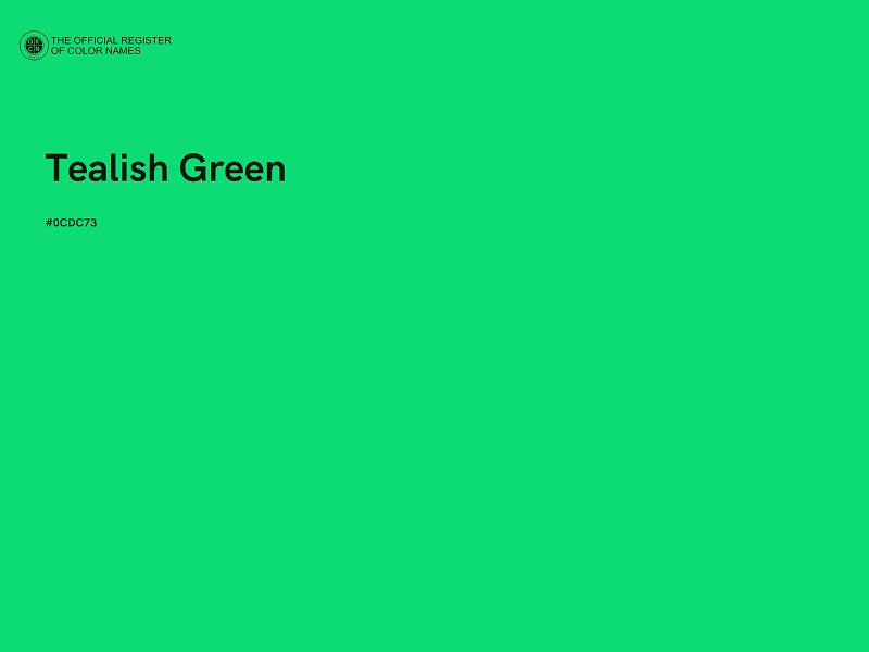 #0CDC73 - Tealish Green color image