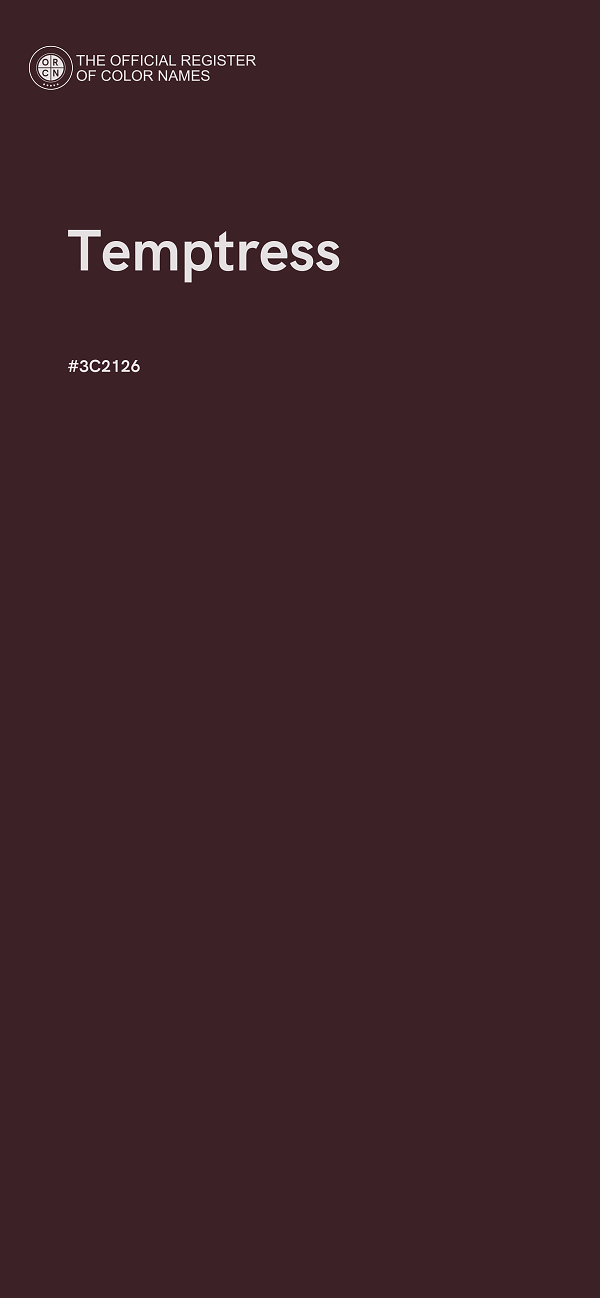 #3C2126 - Temptress color image