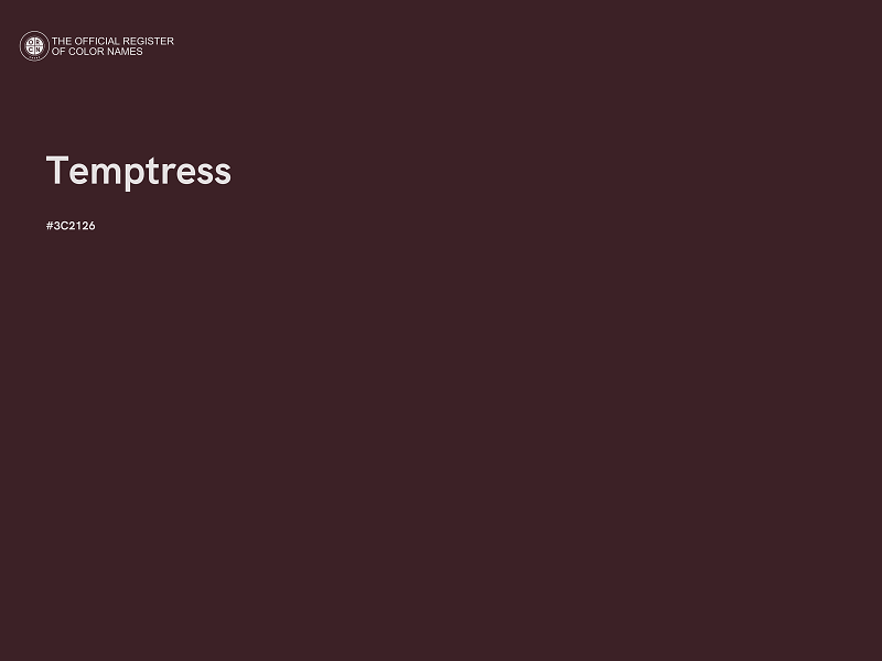 #3C2126 - Temptress color image