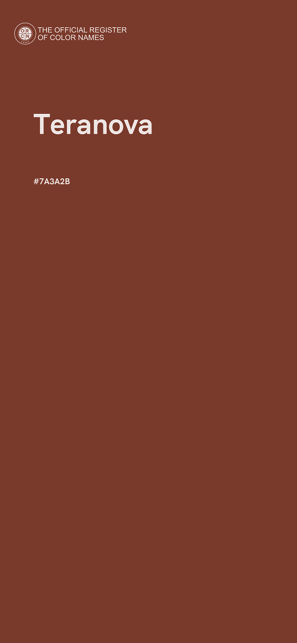 #7A3A2B - Teranova color image