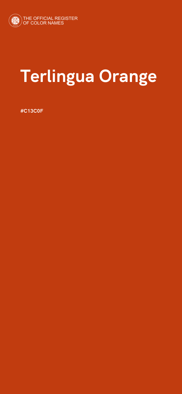 #C13C0F - Terlingua Orange color image