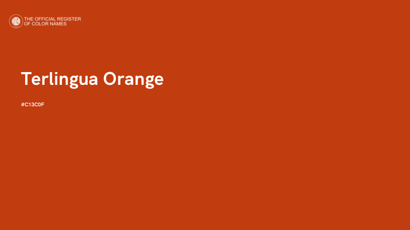 #C13C0F - Terlingua Orange color image