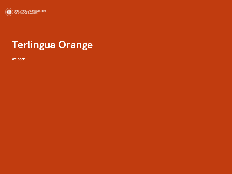 #C13C0F - Terlingua Orange color image