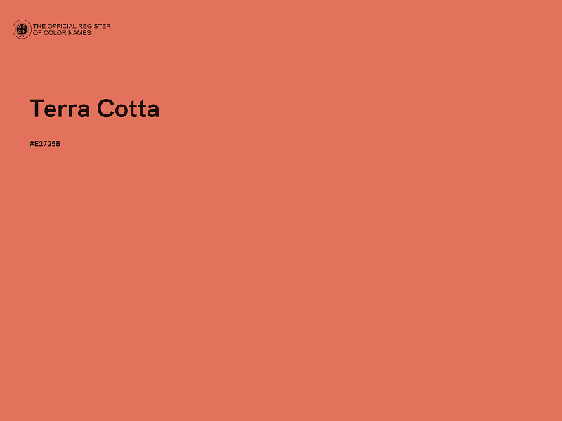 #E2725B - Terra Cotta color image