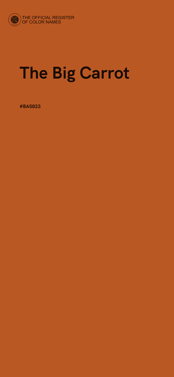 #BA5823 - The Big Carrot color image
