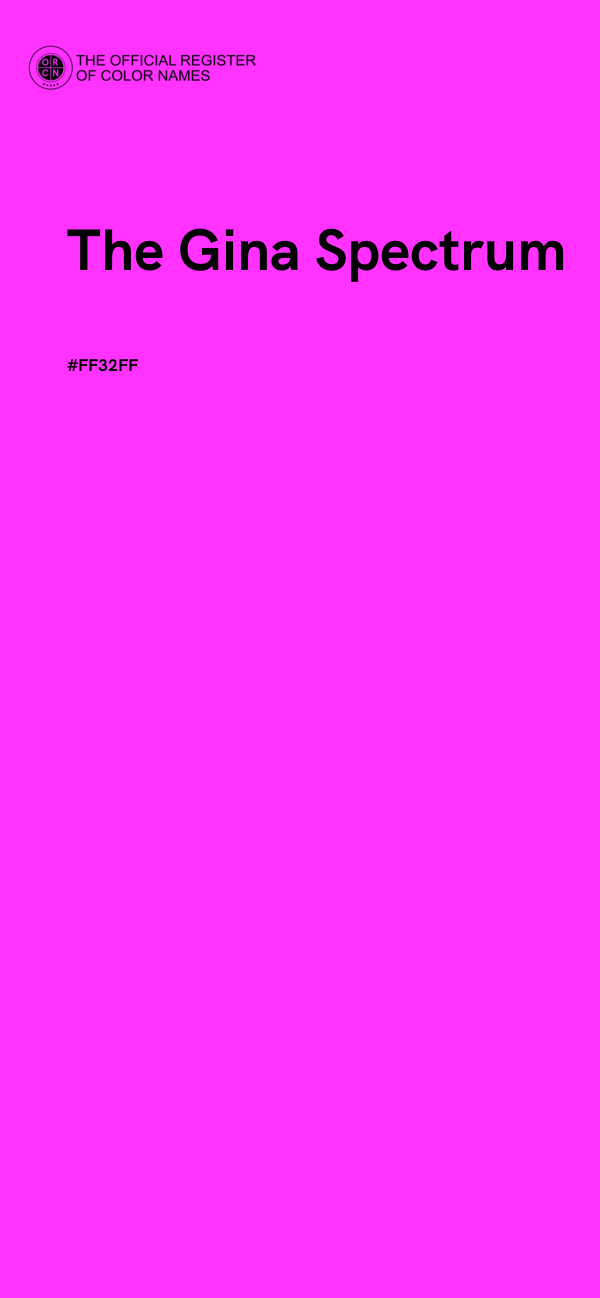 #FF32FF - The Gina Spectrum color image