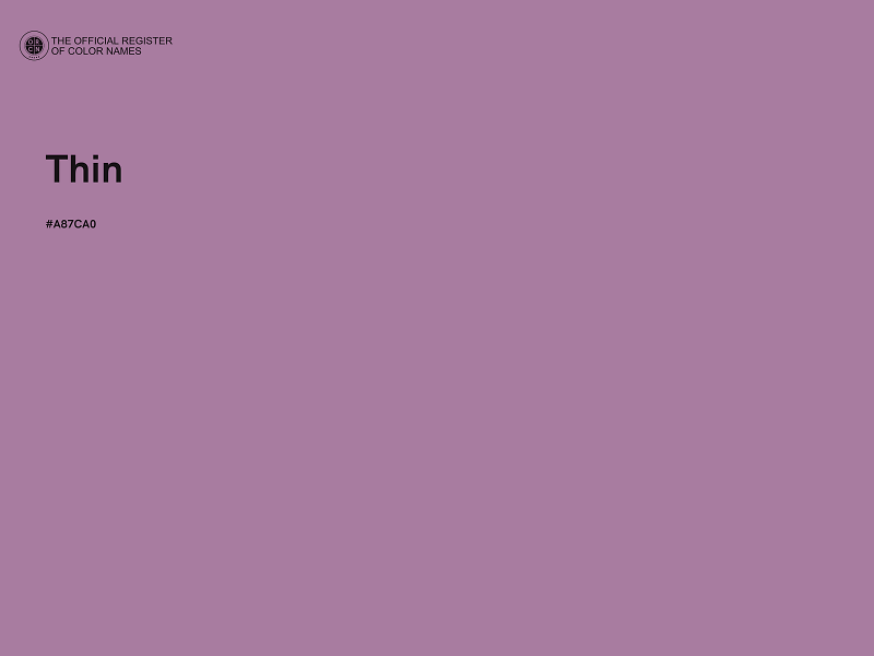 #A87CA0 - Thin color image